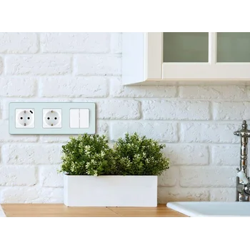 Розетка 1-м СП Inspiria 16А IP20 250В 2P+E немецк. стандарт с заряд. устройством USB тип C 1.5А 5В м