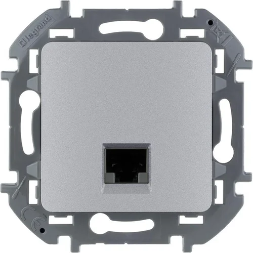 Розетка компьютерная Inspiria RJ45 кат.6 UTP механизм алюм. Leg 673832