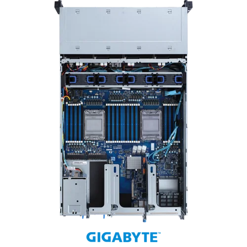 Платформа Gigabyte 2U R282-3C1, До двух процессоров Intel Xeon Scalable Gen3, DDR4, 8x3,5"/2,5" SATA/SAS, 4x3.5"/2,5 SATA/SAS/Gen4 NVMe, 2x1000Base-T