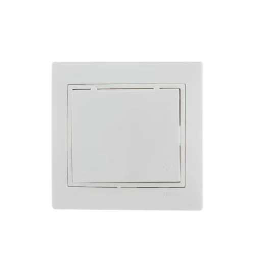 Розетка 1-м СП Mira 16А IP20 с заземл. с защ. крышкой с бел. вставкой керамика бел. LEZARD 701-0202-