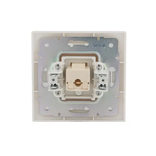 Розетка компьютерная 1-м СП Mira RJ45 бел./бел. LEZARD 701-0202-139