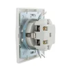 Розетка 1-м СП Mira 16А IP20 с заземл. с защ. крышкой с сер. вставкой керамика бел. LEZARD 701-0215-
