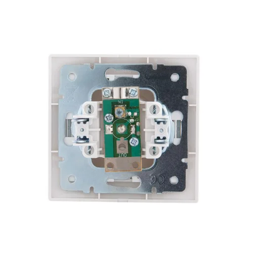 Розетка телевизионная оконечная TV СП Mira 16А IP20 с сер. вставкой бел. LEZARD 701-0215-130