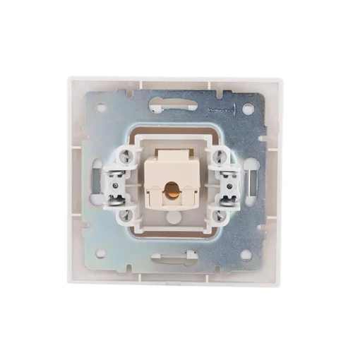 Розетка компьютерная 1-м СП Mira RJ45 бел./сер. LEZARD 701-0215-139