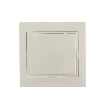 Розетка 1-м СП Mira 16А IP20 с заземл. с защ. крышкой со вставкой керамика крем. LEZARD 701-0303-123