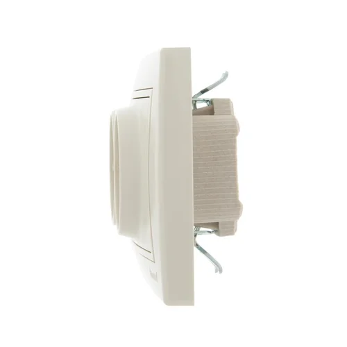 Розетка 2-м СП Mira 16А IP20 с заземл. со вставкой керамика крем. LEZARD 701-0303-127