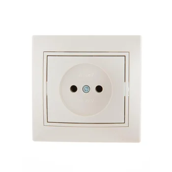 Розетка 1-м СП Mira 16А IP20 без заземл. со вставкой керамика жемчуж./бел. перламутр. LEZARD 701-303