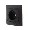 Розетка 1-м СП Mira с заземл. керамика черн. бархат LEZARD 701-4242-122