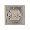 Розетка компьютерная СП Rain RJ45 крем. LEZARD 703-0303-139
