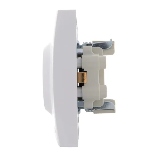 Розетка 2-м СП Karina с заземл. термопласт бел. LEZARD 707-0200-127B