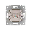 Розетка компьютерная 1-м СП Karina RJ45 механизм крем. LEZARD 707-0388-139