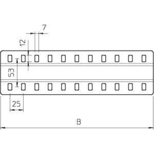 Комплект планка соед. для лотков H85мм оцинк. SSLB 100 DD OBO 7070306