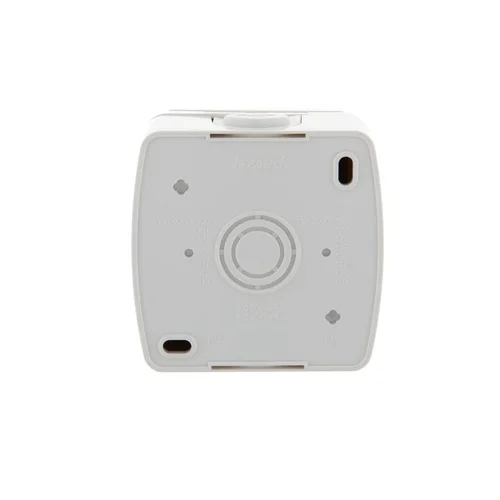 Розетка 1-м ОП Nata 16А IP20 с заземл. с защ. крышкой керамика бел. LEZARD 710-0200-123