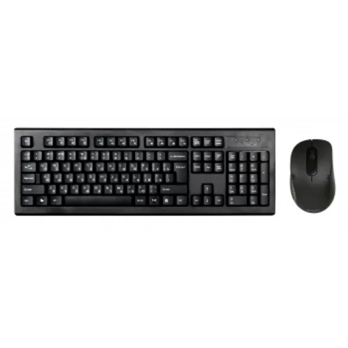 Клавиатура + мышь A4Tech 7100N клав:черный мышь:черный USB беспроводная