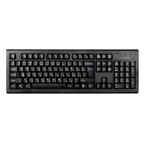 Клавиатура + мышь A4Tech 7100N клав:черный мышь:черный USB беспроводная