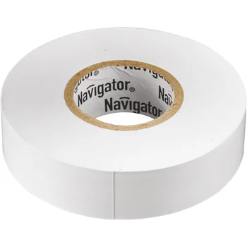 Изолента ПВХ 15мм (рул.20м) бел. NIT-B15-20/WH Navigator 71102