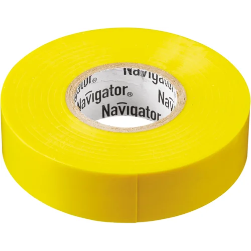 Изолента ПВХ 15мм (рул.20м) желт. NIT-B15-20/Y Navigator 71105