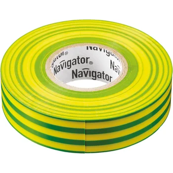 Изолента ПВХ 15мм (рул.20м) жел/зел. NIT-B15-20/YG Navigator 71108