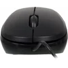 Мышь Оклик 115S черный оптическая (1200dpi) USB для ноутбука (3but)