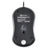 Мышь Оклик 115S черный/красный оптическая (1200dpi) USB для ноутбука (3but)