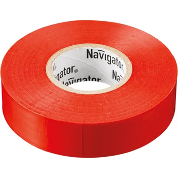 Изолента ПВХ 15мм (рул.10м) красн. NIT-B15-10/R Navigator 71230