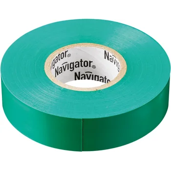 Изолента ПВХ 15мм (рул.10м) зел. NIT-B15-10/G Navigator 71232