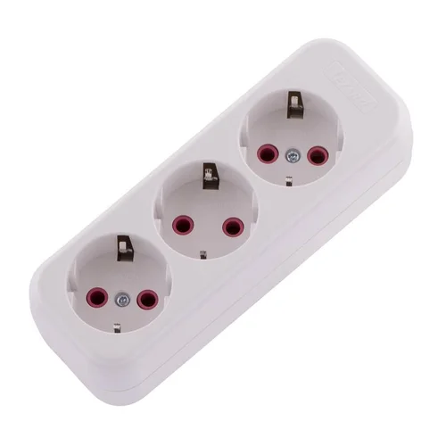 Колодка удлинителя 3-м с заземл. Lila LEZARD 720-0300-301