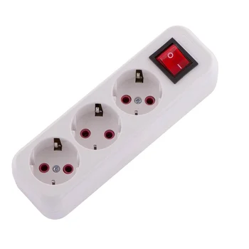 Колодка удлинителя 3-м с заземл. Lila с выкл. LEZARD 720-0300-302