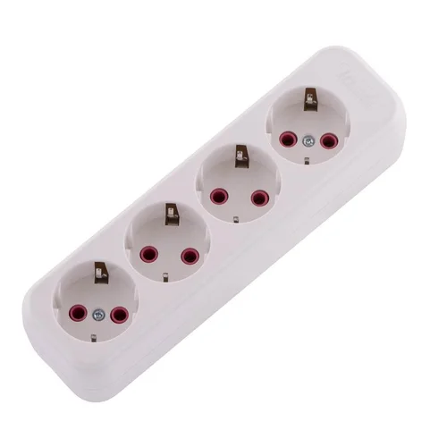 Колодка удлинителя 4-м с заземл. Lila LEZARD 720-0400-401