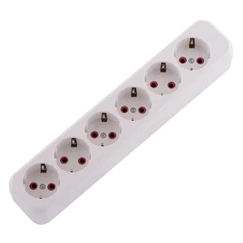 Колодка удлинителя 6-м с заземл. Lila LEZARD 720-0600-601