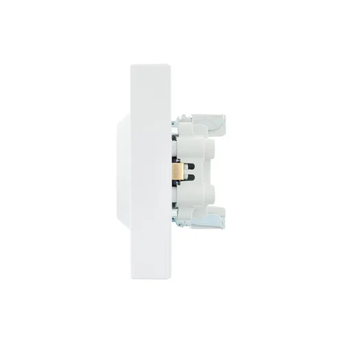 Розетка 2-м СП VESNA с заземл. ПБТ бел. LEZARD 742-0200-127B