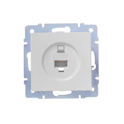 Розетка компьютерная 1-м СП Vesna механизм бел. LEZARD 742-0288-139