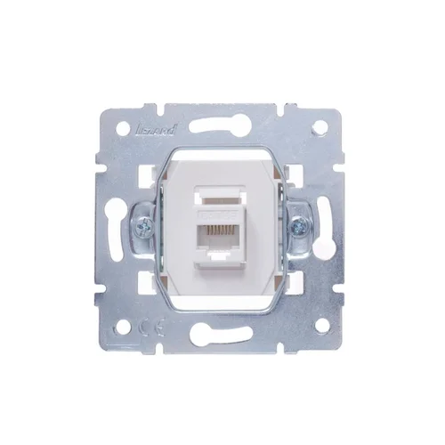 Розетка компьютерная 1-м СП Vesna механизм бел. LEZARD 742-0288-139
