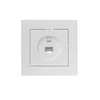 Розетка компьютерная 1-м СП Vesna механизм бел. LEZARD 742-0288-139
