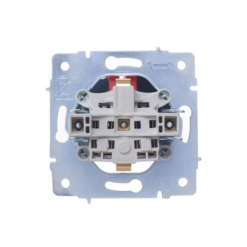 Розетка 1-м СП Vesna с заземл. ПБТ механизм крем. LEZARD 742-0388-122B