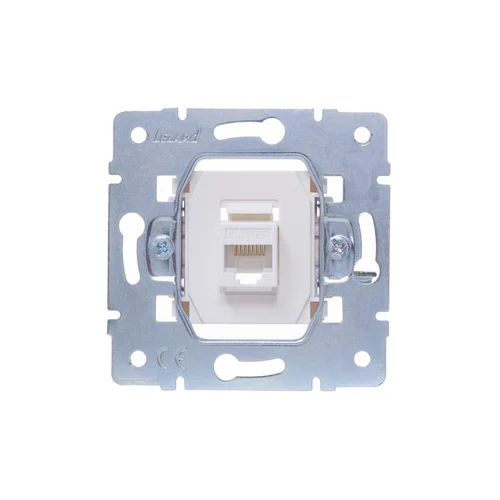 Розетка компьютерная 1-м СП Vesna механизм крем. LEZARD 742-0388-139