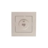 Розетка компьютерная 1-м СП Vesna механизм крем. LEZARD 742-0388-139