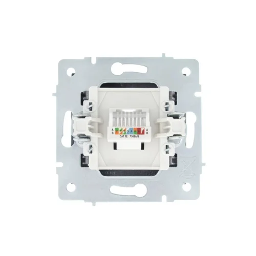 Розетка компьютерная 1-м СП Vesna механизм графит LEZARD 742-3488-139