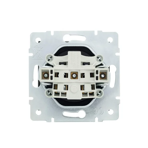 Розетка 1-м СП Vesna без заземл. ПБТ механизм черн. бархат LEZARD 742-4288-121B