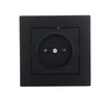 Розетка 1-м СП Vesna без заземл. ПБТ механизм черн. бархат LEZARD 742-4288-121B