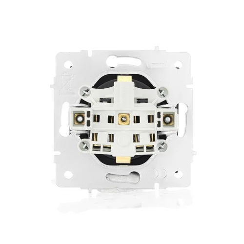 Розетка 1-м СП Vesna с заземл. защ. шторки ПБТ механизм черн. бархат LEZARD 742-4288-124B