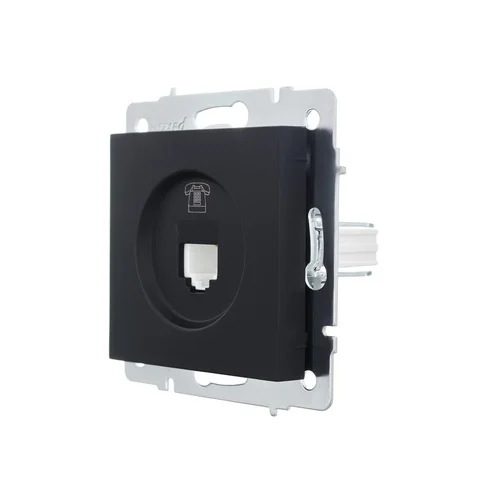 Розетка телефонная СП Vesna евро стандарт механизм черн. бархат LEZARD 742-4288-137