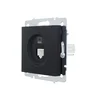 Розетка компьютерная 1-м СП Vesna механизм черн. бархат LEZARD 742-4288-139