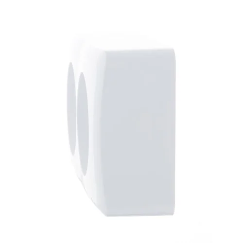 Розетка 2-м ОП Viola 16А IP20 без заземл. бел. LEZARD 751-0200-128