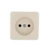 Розетка 1-м ОП Viola 16А IP20 без заземл. крем. LEZARD 751-0300-121