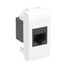Розетка компьютерная 1-м СП 1мод. Brava RJ45 кат.5E AMP бел. DKC 76646B