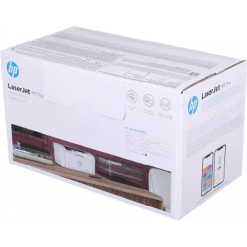 Принтер лазерный HP LaserJet M111w (7MD68A) A4 WiFi белый
