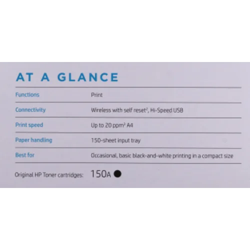 Принтер лазерный HP LaserJet M111w (7MD68A) A4 WiFi белый