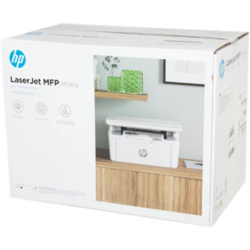 МФУ лазерный HP LaserJet M141a (7MD73A) A4 белый