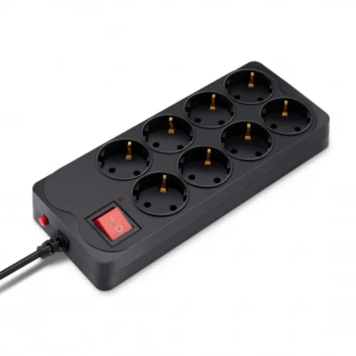 Сетевой фильтр Buro 800SH-5-B 5м (8 розеток) черный (коробка)